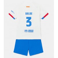 Camisa de time de futebol Barcelona Alejandro Balde #3 Replicas 2º Equipamento Infantil 2023-24 Manga Curta (+ Calças curtas)